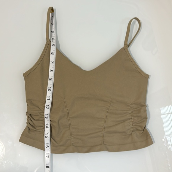 Free People Movement Good Karma Ruched Crop Tank M/L - Picture 11 of 11